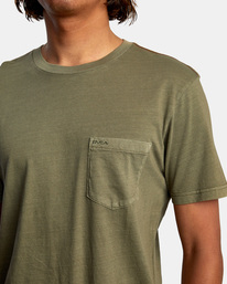 3 Ptc 2 Pigment - Camiseta con bolsillo para Hombre Verde Q1KTRORVF9 RVCA