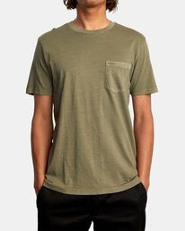 1 Ptc 2 Pigment - Camiseta con bolsillo para Hombre Verde Q1KTRORVF9 RVCA