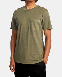 4 Ptc 2 Pigment - Camiseta con bolsillo para Hombre Verde Q1KTRORVF9 RVCA