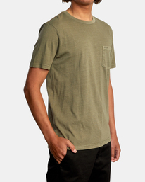 5 Ptc 2 Pigment - Camiseta con bolsillo para Hombre Verde Q1KTRORVF9 RVCA
