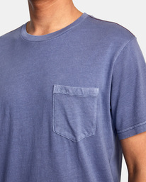 3 Ptc 2 Pigment - Pocket T-Shirt for Men Blue Q1KTRORVF9 RVCA