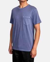 4 Ptc 2 Pigment - Pocket T-Shirt for Men Blue Q1KTRORVF9 RVCA