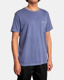 5 Ptc 2 Pigment - Pocket T-Shirt for Men Blue Q1KTRORVF9 RVCA