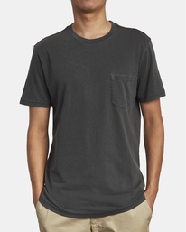 6 Ptc 2 Pigment - Pocket T-Shirt for Men Black Q1KTRORVF9 RVCA