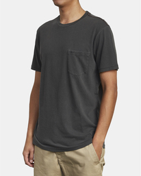 7 Ptc 2 Pigment - Pocket T-Shirt for Men Black Q1KTRORVF9 RVCA
