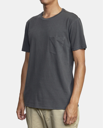 4 Ptc 2 Pigment - Pocket T-Shirt for Men Black Q1KTRORVF9 RVCA