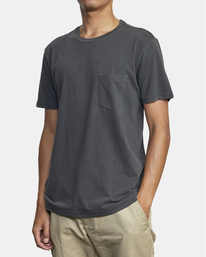 5 Ptc 2 Pigment - Pocket T-Shirt for Men Black Q1KTRORVF9 RVCA