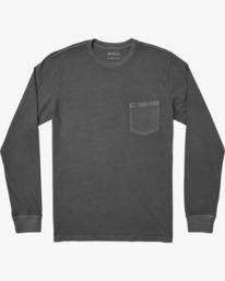 1 PTC Pigment  - Camiseta de manga larga para Hombre Negro Q1KTRPRVF9 RVCA