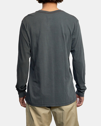 3 PTC Pigment  - Camiseta de manga larga para Hombre Negro Q1KTRPRVF9 RVCA