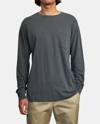 2 PTC Pigment  - Camiseta de manga larga para Hombre Negro Q1KTRPRVF9 RVCA
