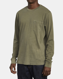 10 PTC Pigment  - Long Sleeve T-Shirt  Q1KTRPRVF9 RVCA