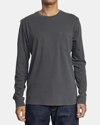 8 PTC Pigment  - Long Sleeve T-Shirt Black Q1KTRPRVF9 RVCA