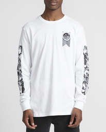 2 Martin Ander Mander  - Langärmeliges T-Shirt für Männer Weiss Q1LSRERVF9 RVCA