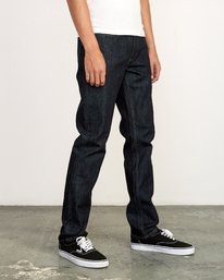 5 Hexed Denim - Pantalones vaqueros con corte ajustado para Hombre  Q1PNRCRVF9 RVCA