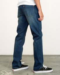 4 Weekend Denim - gerade Straight Fit Denim Jeans für Herren Blau Q1PNRERVF9 RVCA