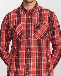 3 That'll Work Flannel  - Camiseta de manga larga  para Hombre  Q1SHRERVF9 RVCA