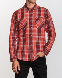 1 That'll Work Flannel  - Camiseta de manga larga  para Hombre  Q1SHRERVF9 RVCA