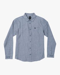 0 Black Sand Flannel  - Long Sleeve Shirt  Q1SHRLRVF9 RVCA