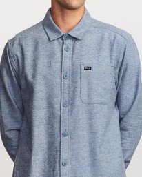 3 Black Sand Flannel  - Long Sleeve Shirt  Q1SHRLRVF9 RVCA