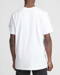 3 RVCA Blocker  - Short Sleeve T-Shirt White Q1SSSARVF9 RVCA