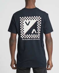 2 Check Mate  - Camiseta de manga corta para Hombre  Q1SSSDRVF9 RVCA