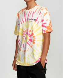 4 Japan Block - Tie-Dye T-Shirt for Men  Q1SSTVRVF9 RVCA