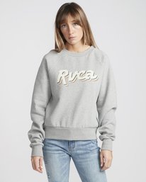 0 Slacker Crew  - Sweatshirt  Q3CRRFRVF9 RVCA