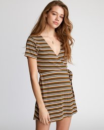 3 Slater  - Vestido cruzado para Mujer  Q3DRRARVF9 RVCA