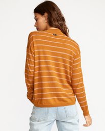 1 Tristan  - Sweat rayé pour Femme  Q3JPRERVF9 RVCA
