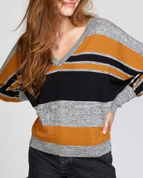 2 Carter  - Gestreiftes Sweatshirt für Frauen  Q3JPRFRVF9 RVCA