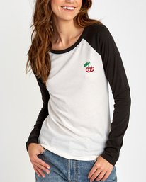 2 Cherries  - Baseball T-Shirt  Q3LSRARVF9 RVCA