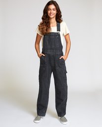 0 Lilo  - Straight Denim Overalls  Q3ONRFRVF9 RVCA