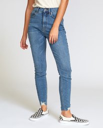 0 Solar  - Pantalones vaqueros de tiro alto para Mujer  Q3PNRARVF9 RVCA