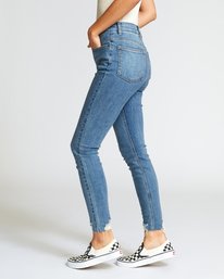 1 Solar  - Pantalones vaqueros de tiro alto para Mujer  Q3PNRARVF9 RVCA