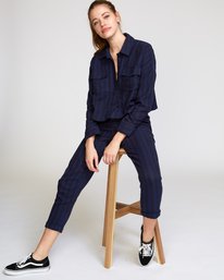 0 Scout  - Pantaloni a Righe da Donna  Q3PTRDRVF9 RVCA