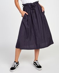0 Sounded  - Midi Skirt  Q3SKRERVF9 RVCA