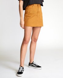 4 Rowdy Denim  - Mini-jupe pour Femme  Q3SKRFRVF9 RVCA