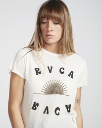 2 Sunshine  - Camiseta de manga corta para Mujer  Q3SSRARVF9 RVCA