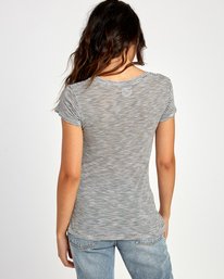 1 Vinyl  - Short Sleeve Jersey Knit T-Shirt  Q3TPRCRVF9 RVCA