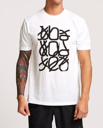 2 Francesco Fid Turmoil  - Camiseta deportiva de manga corta para Hombre  Q4SSMERVF9 RVCA