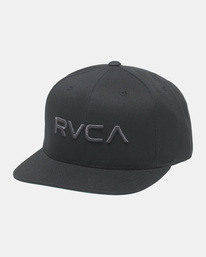 0 RVCA Twill - Gorra de cierre ajustable para Hombre  Q5CPRCRVF9 RVCA