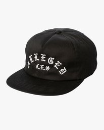 0 Alleged Les - Gorra con Ajuste Posterior a Presión para Hombre  Q5CPTARVF9 RVCA