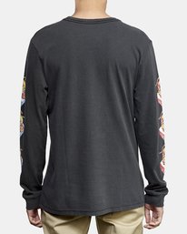 3 Kevin Spanky Gallop - Camiseta de Manga Larga para Hombre  R1LSRARVW9 RVCA