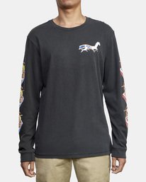 2 Kevin Spanky Gallop - Camiseta de Manga Larga para Hombre  R1LSRARVW9 RVCA