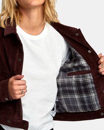 2 Out Out - Corduroy Cropped Jacket for Women  R3JKRBRVW9 RVCA