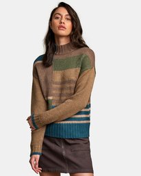0 Crossfire - Mock Neck Jumper for Women  R3JPRCRVW9 RVCA