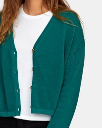 2 Authority - Knitted Button-Up Cardigan for Women  R3JPRERVW9 RVCA