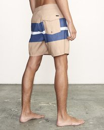 4 Westport Trunk 16" - Striped Board Shorts for Men  S1BSRIRVP0 RVCA
