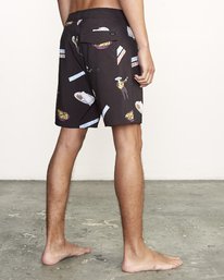 4 Hot Fudge Trunk 18" - Printed Board Shorts for Men  S1BSRMRVP0 RVCA