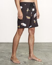 5 Hot Fudge Trunk 18" - Printed Board Shorts for Men  S1BSRMRVP0 RVCA